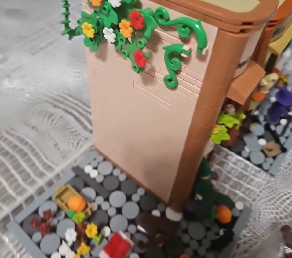 Lego Miniature Magic Street Set - Brown, Tan, Blue - Picture 5 of 6